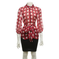 Diane Von Furstenberg Slappe zijden blouse