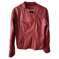 Ikks Jacke/Mantel aus Leder in Rot