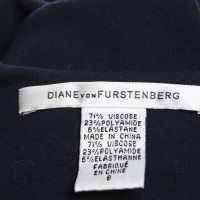 Diane Von Furstenberg Jurk in donkerblauw