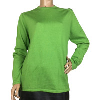 Versace top verde lana