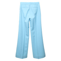 Victoria By Victoria Beckham Paire de Pantalon en Coton en Bleu