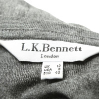 L.K. Bennett Midi Vestito grigio