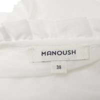 Manoush Robe chemisier en blanc