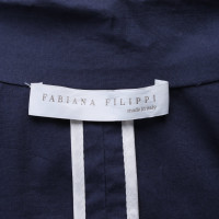 Fabiana Filippi Blazer in Cotone in Blu