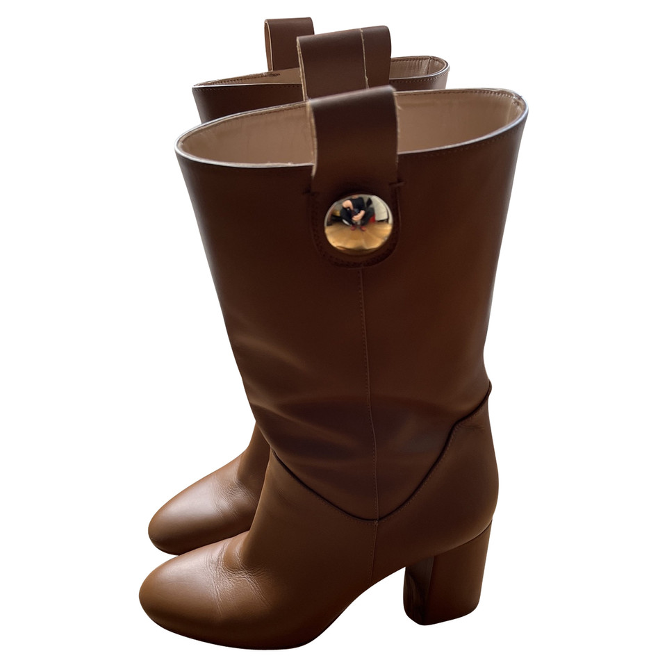 Sebastian Milano  Boots Leather in Brown