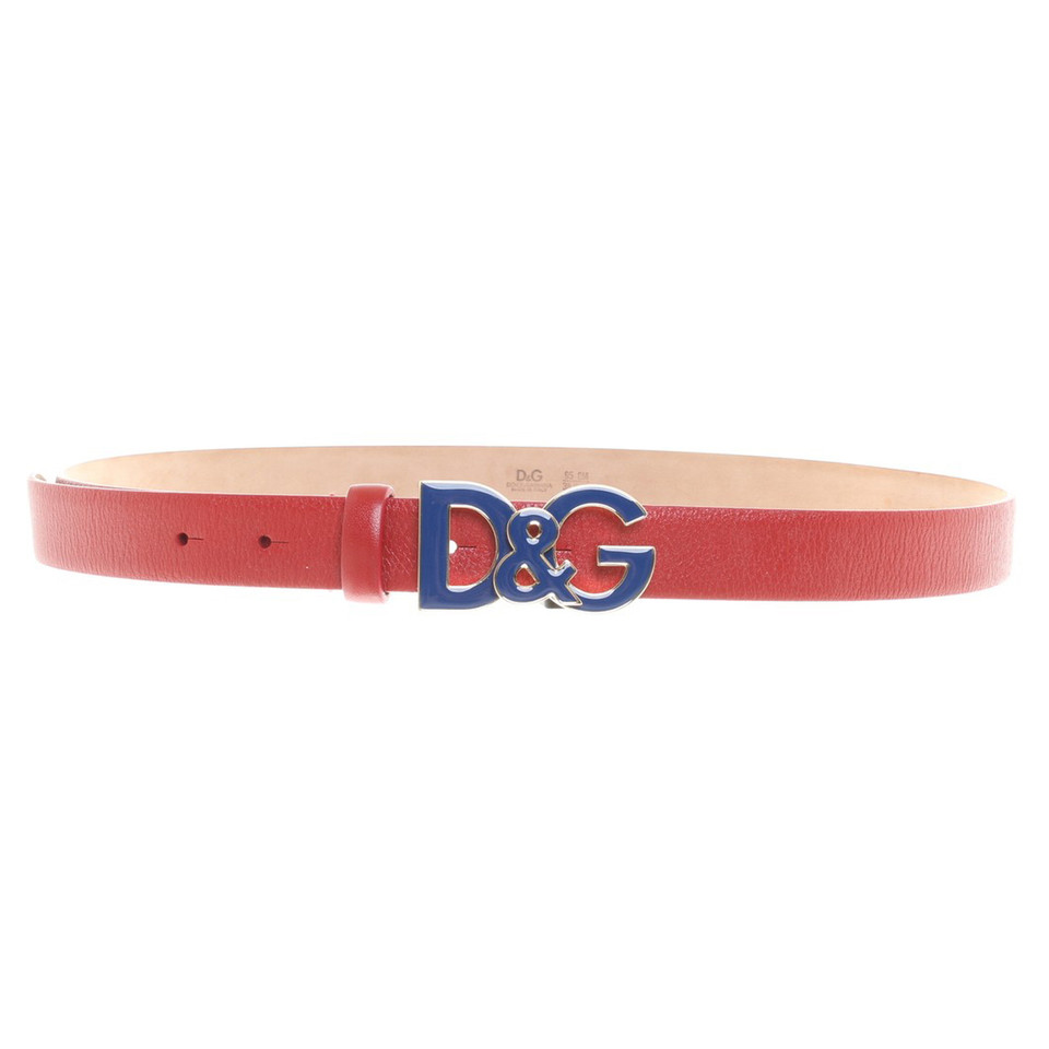 D&G Belt in red