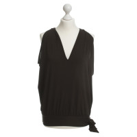 Max Mara top in dark brown