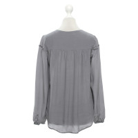 Comptoir Des Cotonniers Zijden blouse in grijs