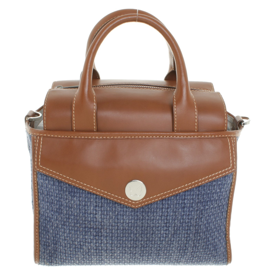 Max Mara Handbag in brown / blue