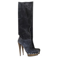 Le Silla  Boots Suede in Grey