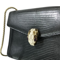 Bulgari "Serpenti Flap Bag" gemaakt van hagedisleer