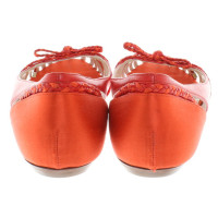 Christian Dior Ballerina's in Red