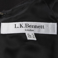 L.K. Bennett Schede jurk met draperen