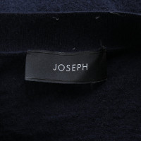 Joseph Gebreid hemd in donkerblauw / Bordeaux