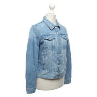 J. Crew Jacke/Mantel aus Baumwolle in Blau