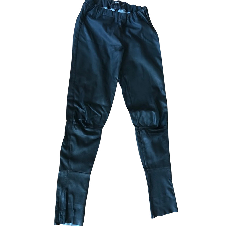 Arma Paio di Pantaloni in Pelle in Blu