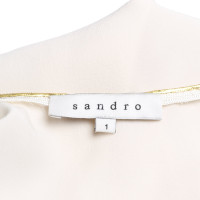 Sandro Silk top in cream