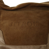 Jitrois Veste de cuir de vachette avec imprimé léopard
