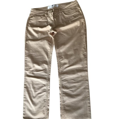 Elisabetta Franchi Jeans aus Baumwolle in Creme