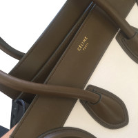 Céline Luggage Leather in Khaki