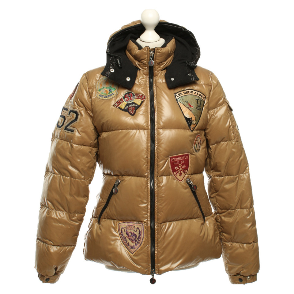 Moncler Daunenjacke in Hellbraun