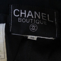 Chanel Schwarze Vintage-Wolljacke