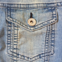Closed Jeansbluse mit Reißverschluss