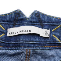 Karen Millen Pantaloncini di jeans in blu