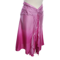 Antik Batik Silk skirt with a gradient