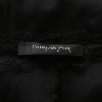 Patrizia Pepe Top Silk in Black