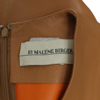 By Malene Birger Leather dress in brown