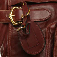 Cartier  Leather garment bag in Bordeaux