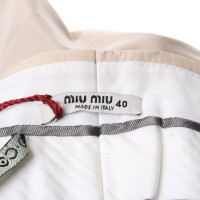 Miu Miu 7 / 8-trousers in beige