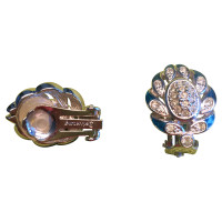 Christian Dior Clip earrings with Rhinestones