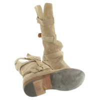 Fiorentini & Baker Wildlederstiefel in Grau