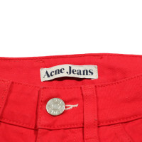 Acne Jeans in Rot