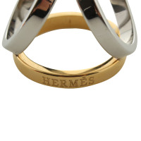 Hermès Cloth ring in gold and silver