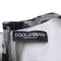 Dolce & Gabbana Abito in seta con motivo