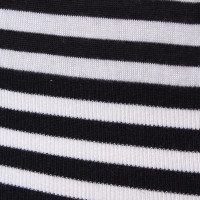 Miu Miu Short-sleeved sweater with striped pattern