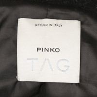 Pinko Manteau avec garniture de fourrure