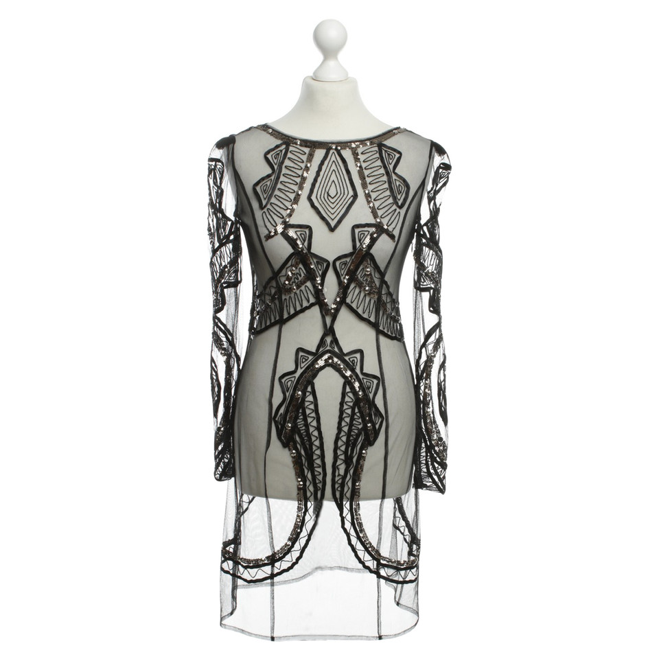 Alice By Temperley Transparent dress in black