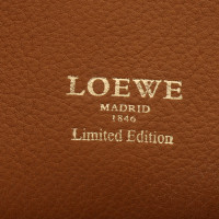 Loewe Borsa in pelle scamosciata marrone