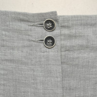 René Lezard Skirt Cotton in Grey