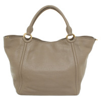 Miu Miu Handtas Leer in Taupe