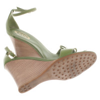 Tod's Wedges in green