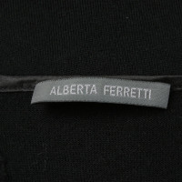 Alberta Ferretti Oberteil aus Wolle in Schwarz