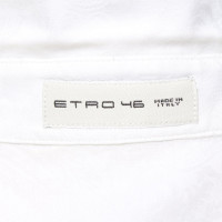 Etro Top en Coton en Blanc