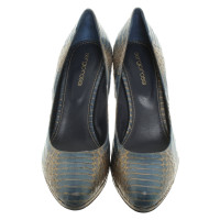 Sergio Rossi Pumps/Peeptoes Leather in Blue