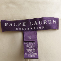 Ralph Lauren Blusa in seta in crema