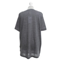 Hugo Boss Wollen shirt in grijs